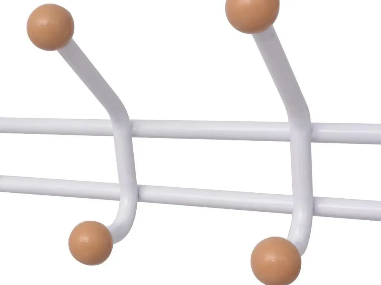 Billede 3 - Knagerække med skoopbevaring 68x32x182,5 cm hvid