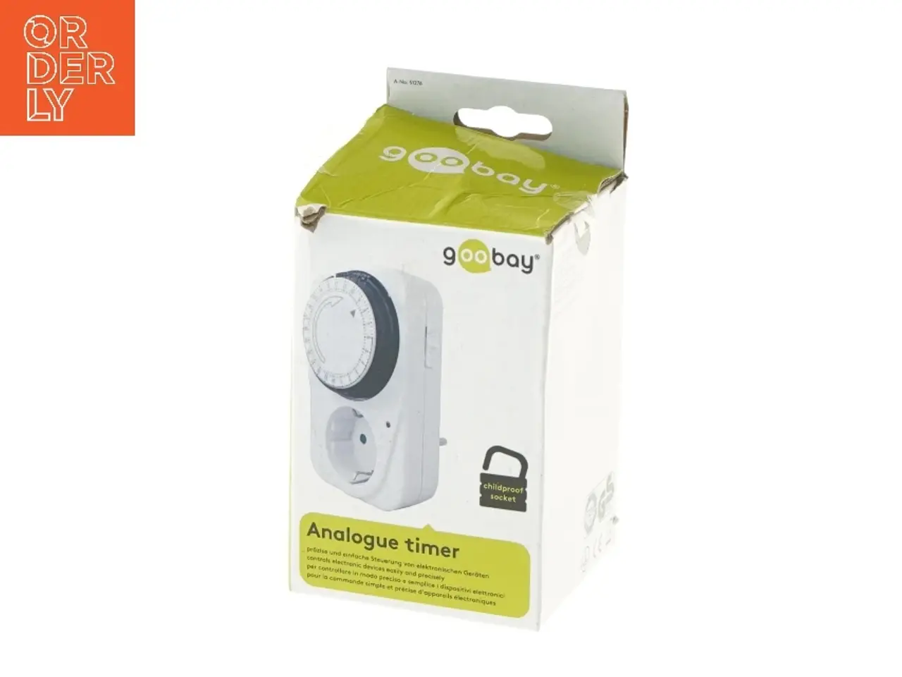 Billede 1 - Analog timer fra goobay (str. 12x8x7,4 cm)