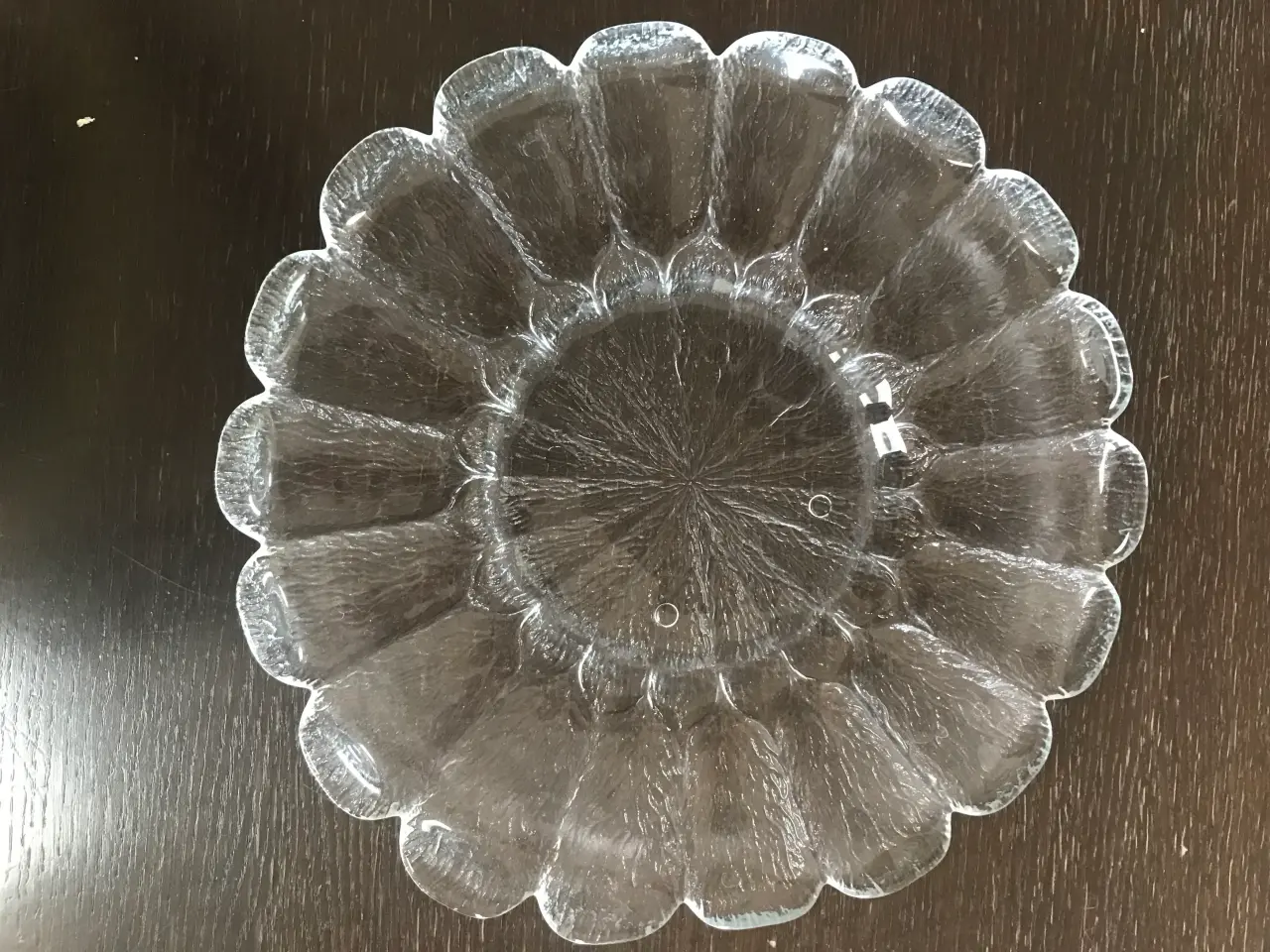 Billede 1 - Glas fad fra Holmegaard