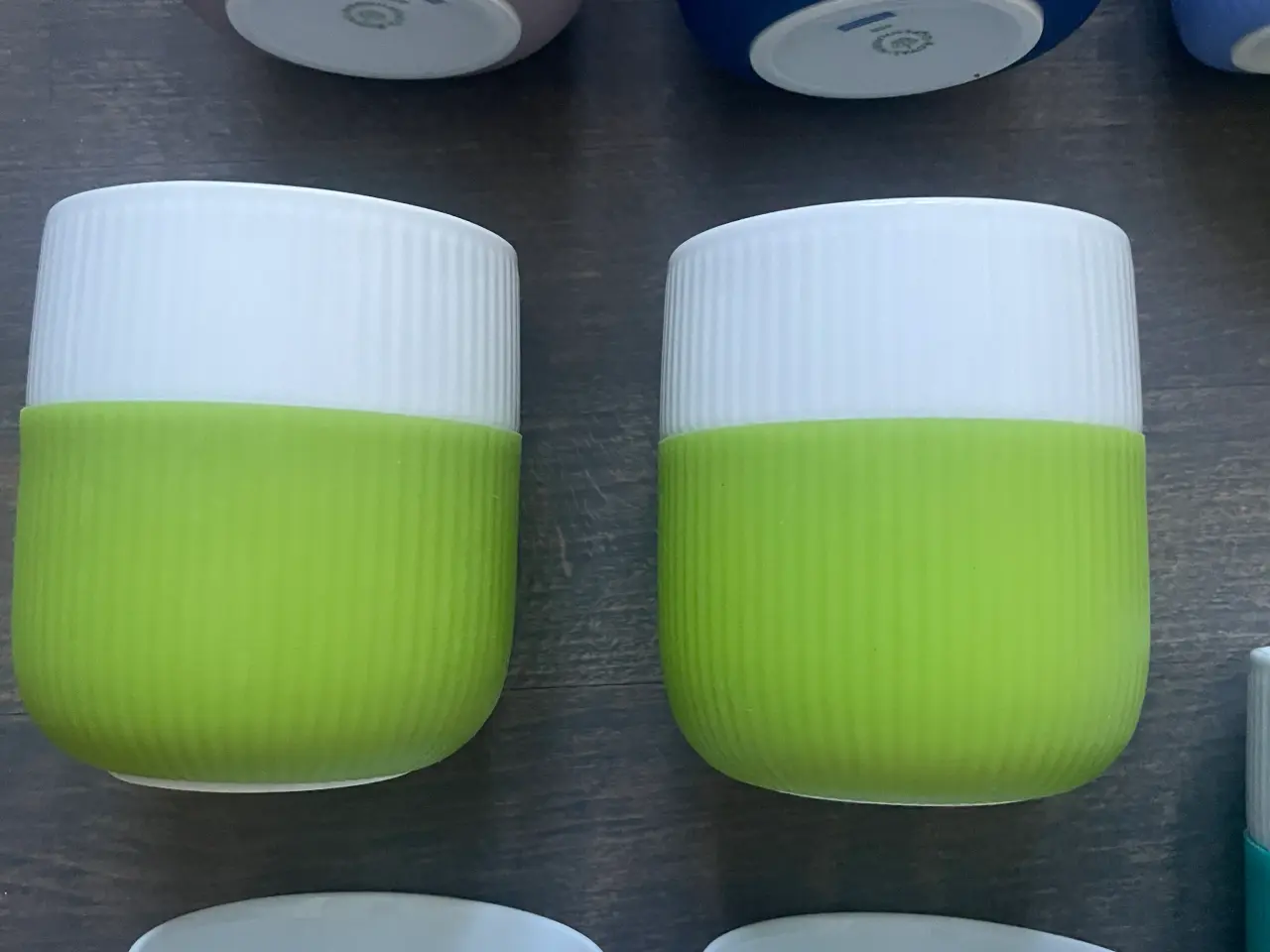 Billede 4 - Royal copenhagen contrast krus blå grøn mm