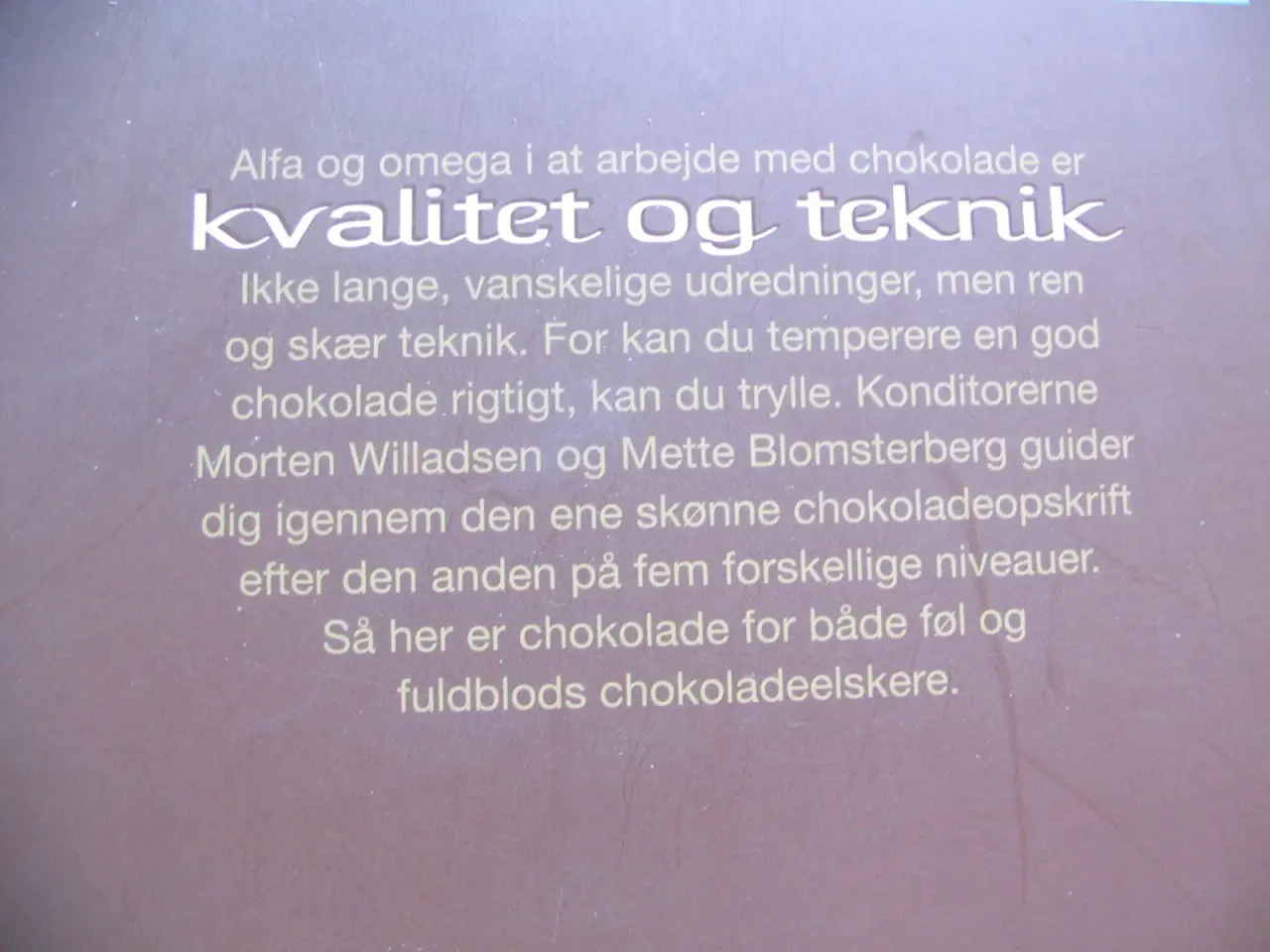 Billede 8 - Mette Blomsterberg m.m. Chokolade