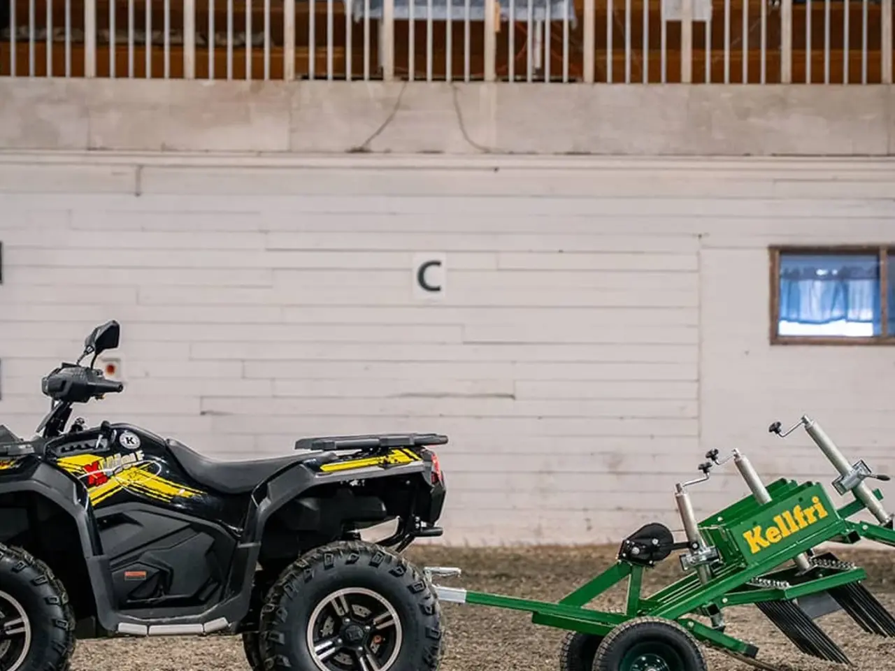 Billede 8 - Kellfri Ridebaneplaner / fabriksny / efterspændt model til ATV og kugletræk / 150 cm bredde