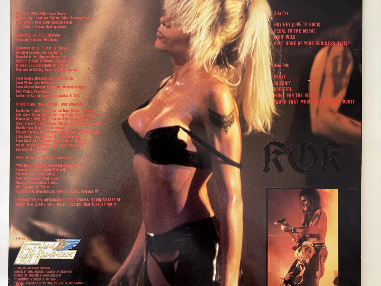Billede 7 - Plasmatics & Wendy O. Williams – 4 punk LP'er – sa