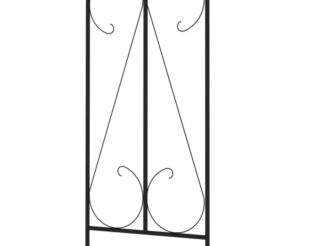 Billede 4 - Havebue 142x37x275 cm jern mørkegrøn