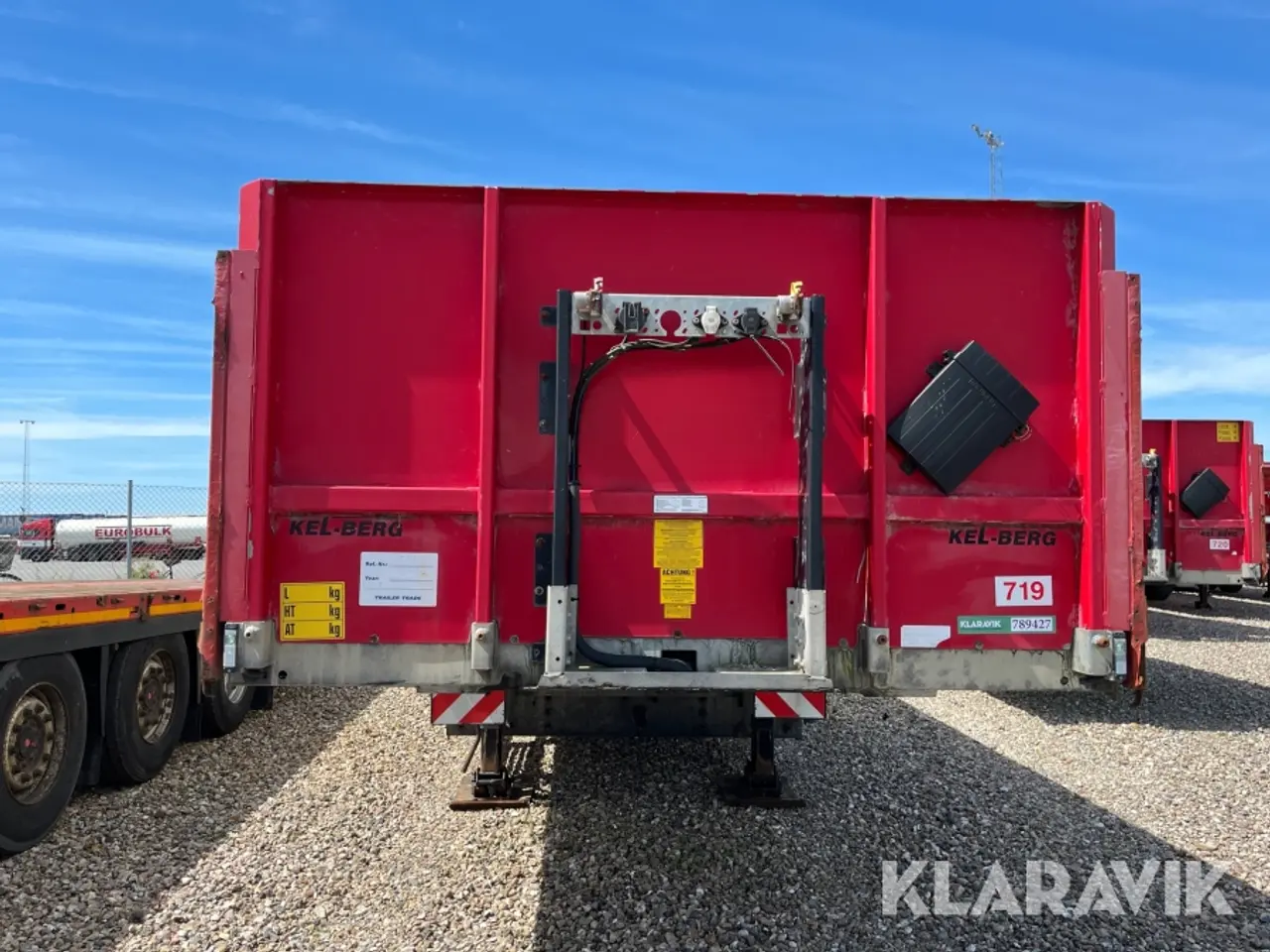 Billede 5 - Trailer Kel-Berg flatbed med alusider 4-akslet