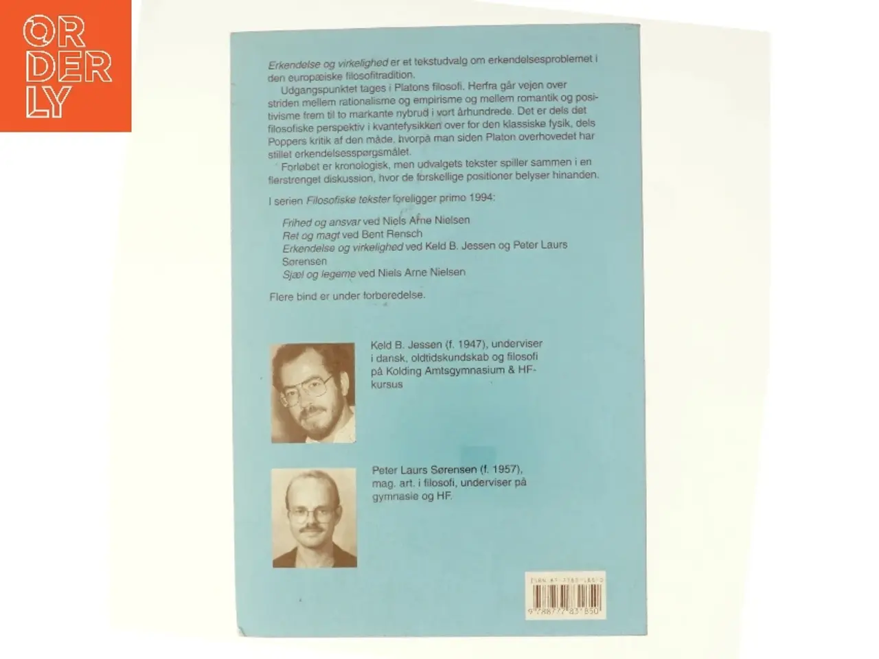 Billede 3 - Erkendelse og virkelighed, filosofiske tekster af Keld B. Jessen (Bog)