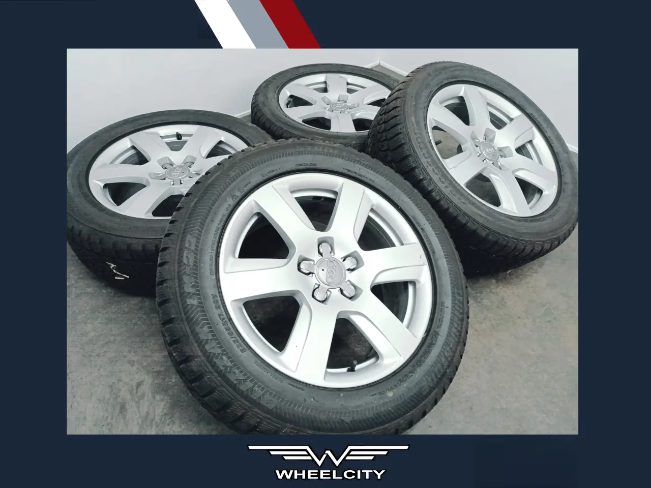 Billede 1 - 5x112 17" ET25 nav 66,5ø AUDI A7 vintersæt