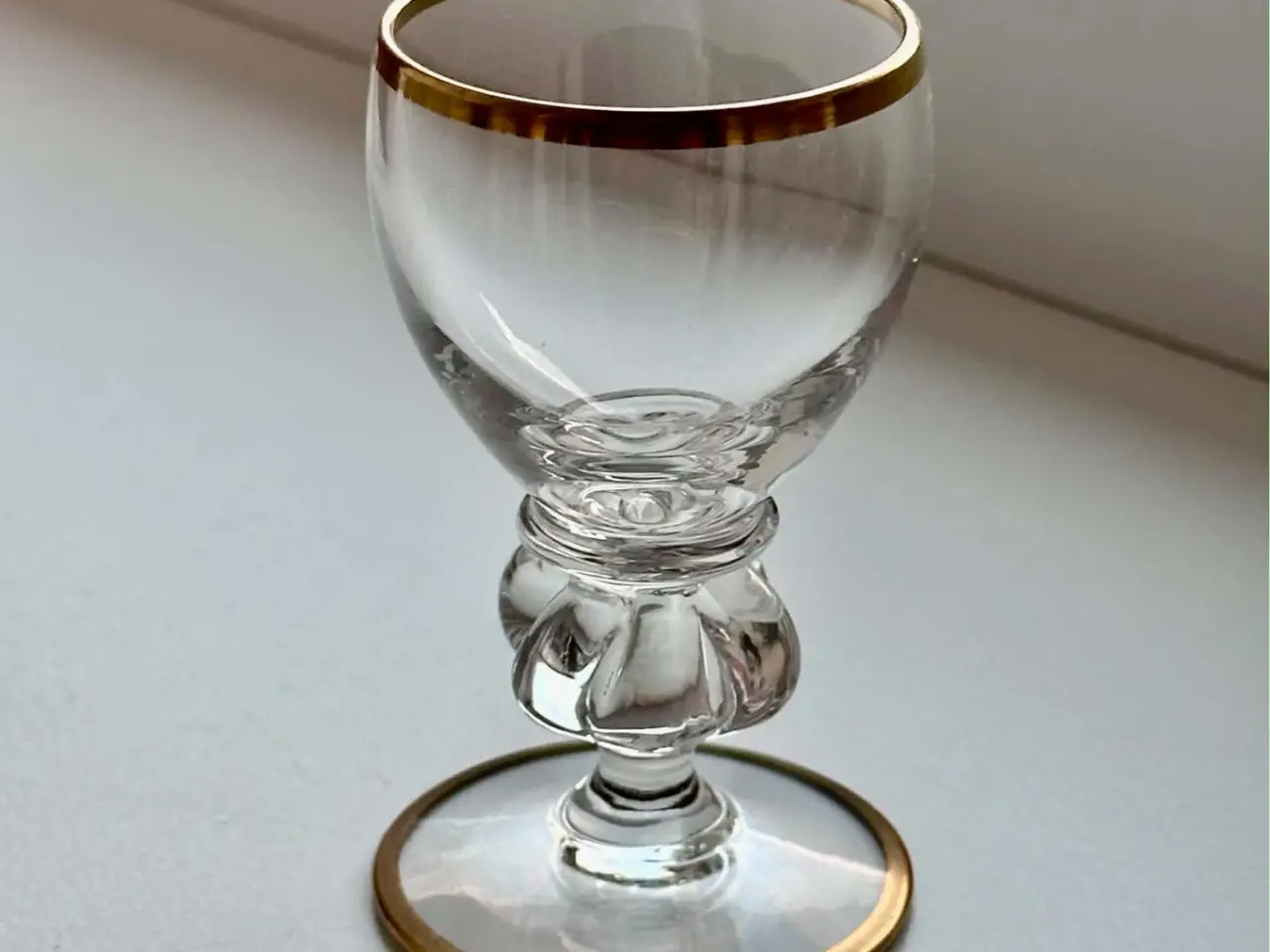 Billede 3 - Vintage snapseglas og serverings fad.