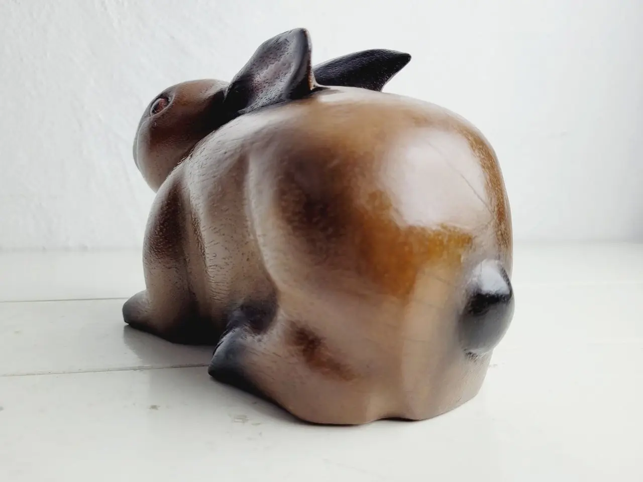 Billede 3 - ⭐️- Charmerende Vintage Hare i Træ