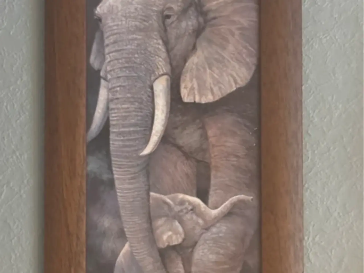 Billede 1 - Elefant maleri 