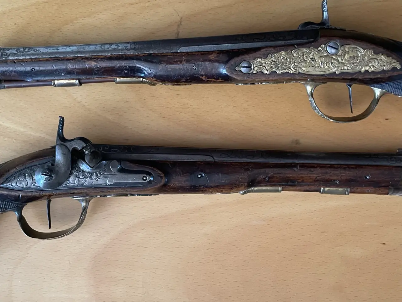 Billede 2 - Flot og sjælden sæt ex. Flint percusions pistoler