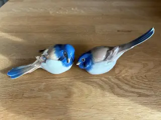 Bing & Grøndahl porcelænsfugle, model 1633 og 1635