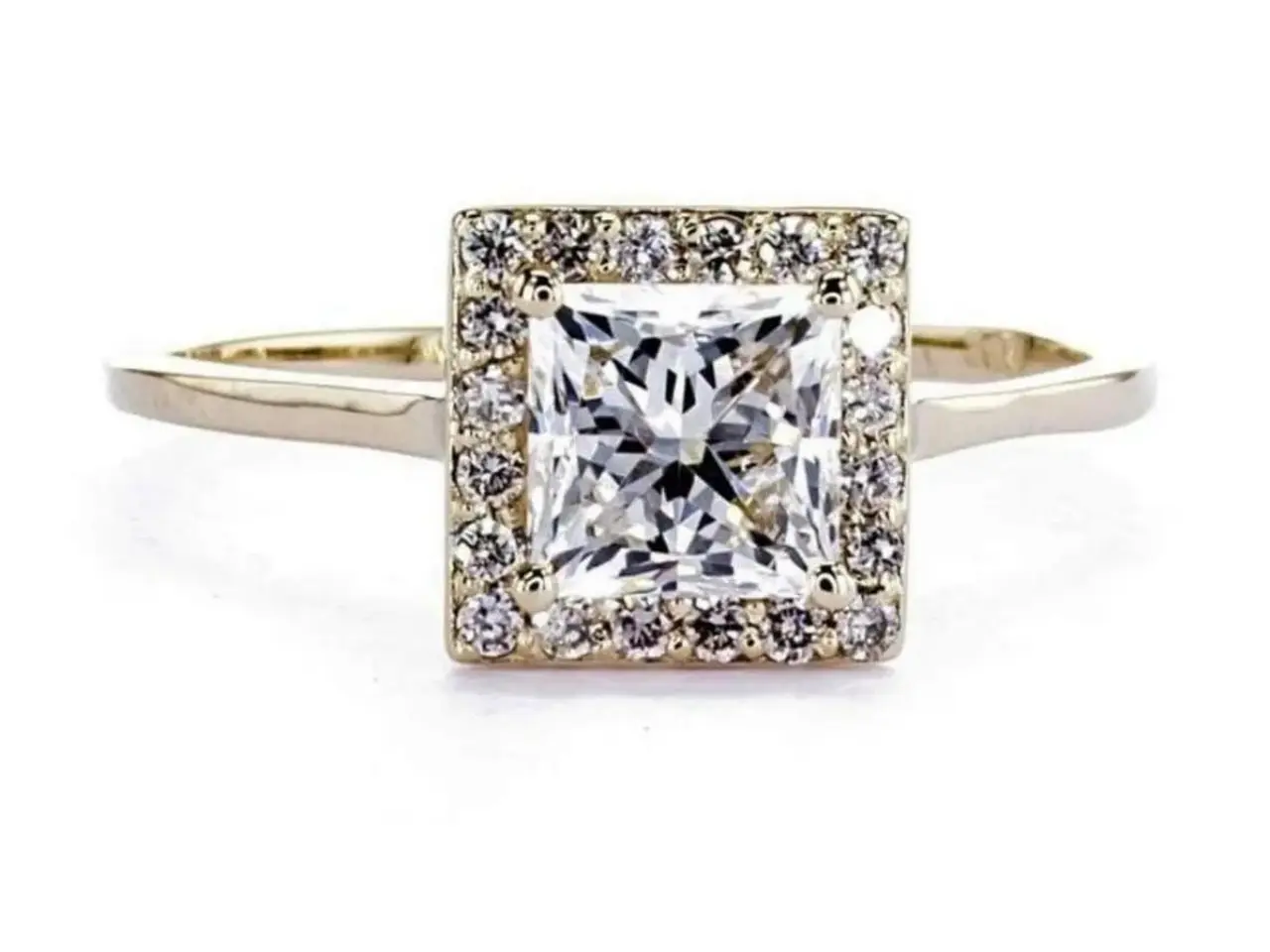Billede 1 - Naturlig Diamantring 1.33ct (Forbedret klarhed)