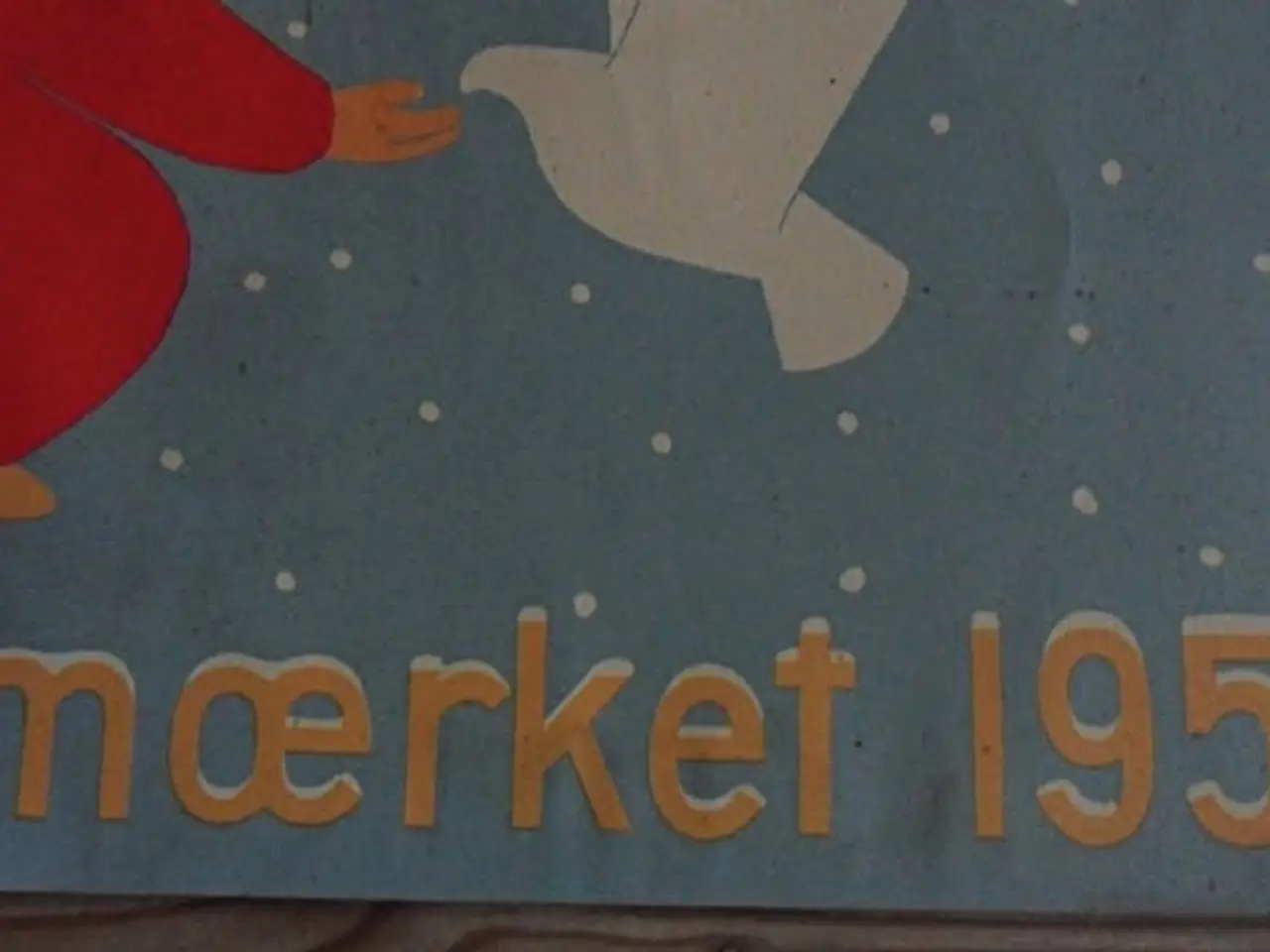 Billede 3 - GAMLE JULEMÆRKE PLAKATER fra 1954 og 1956
