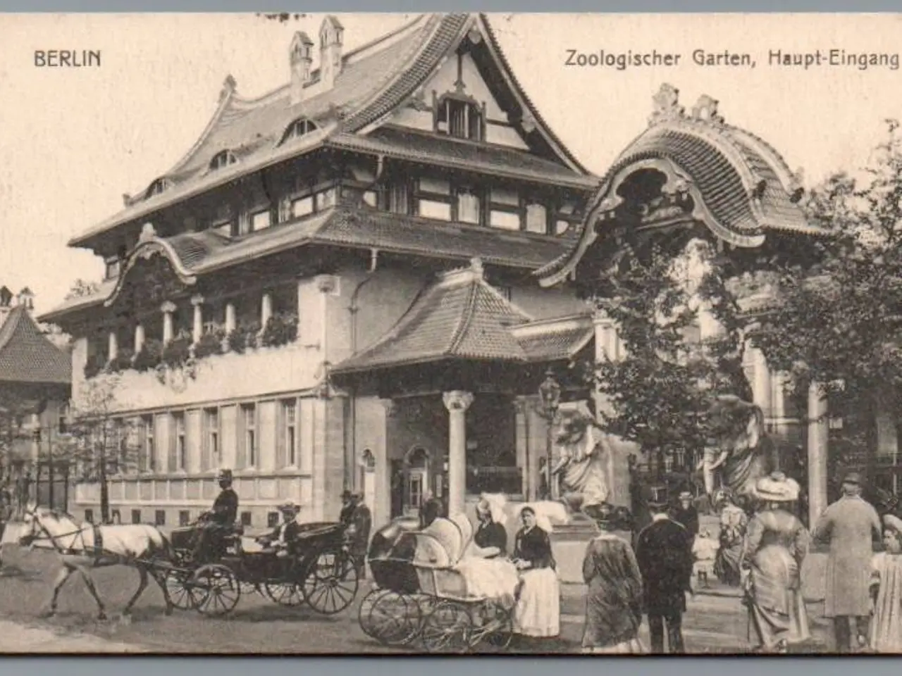 Billede 1 - Berlin - Zoologischer Garten - Postkort - Tyskland - Brugt