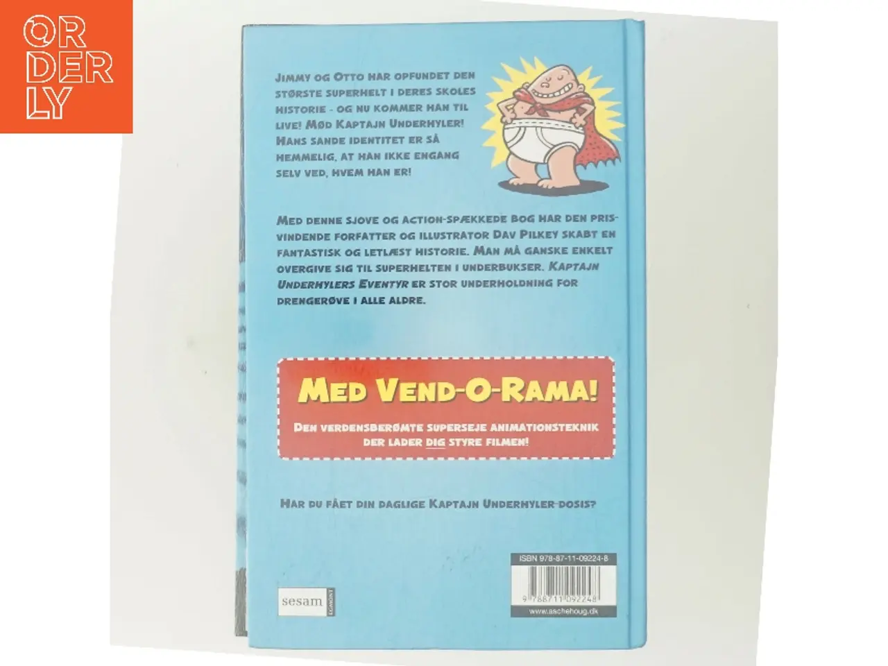 Billede 3 - Kaptajn Underhylers eventyr : den første heltefortælling af Dav Pilkey (Bog)