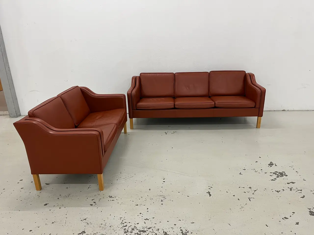 Billede 2 - Eksklusiv Mogens Hansen MH195 3+2 Pers.cognac 