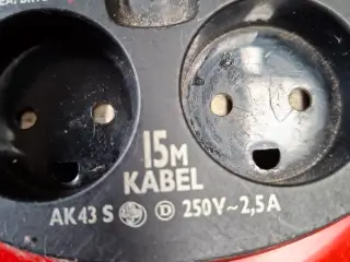 Kabeltromle 15 m