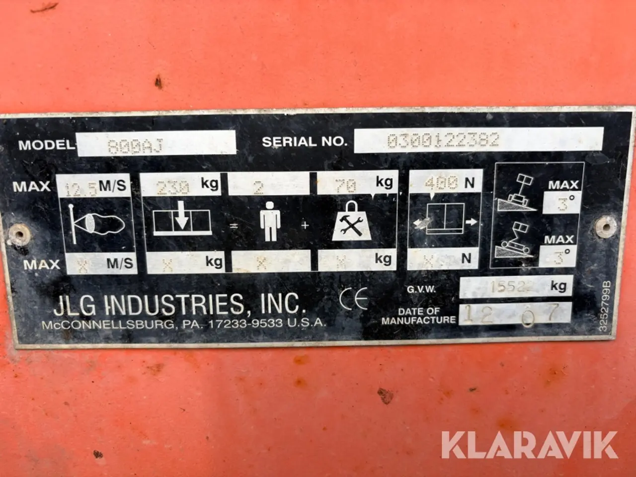 Billede 6 - Bomlift JLG 800AJ - 26 meter