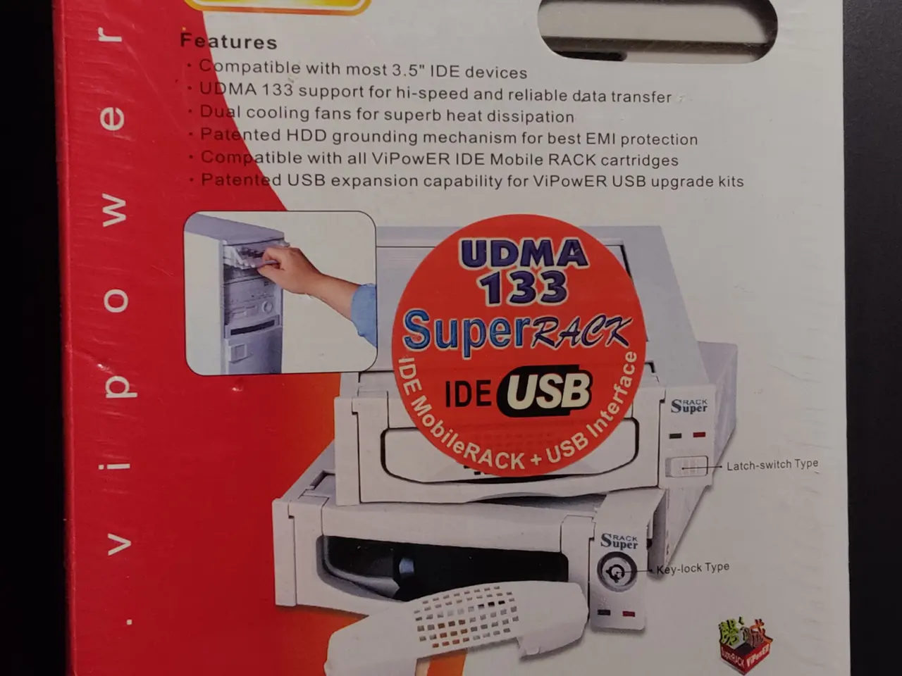 Billede 1 - SuperRack IDE harddisk skuffe