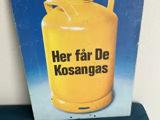 Metalskilt kosngas