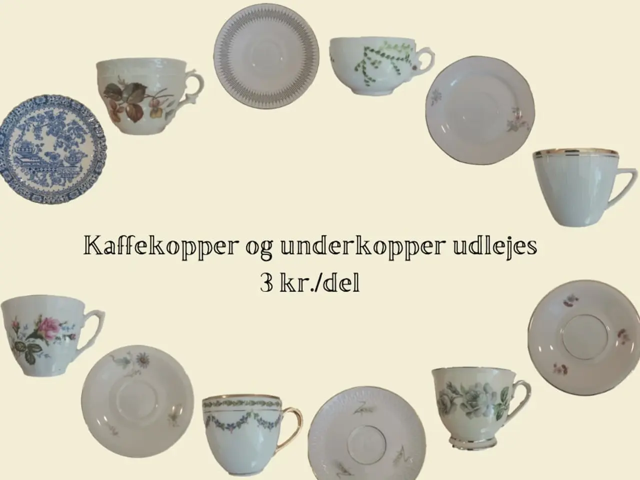 Billede 6 - Guldbestik og porcelæn med charme og stil udlejes
