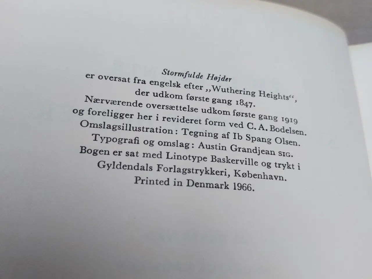 Billede 8 - Stormfulde højder – Emily Brontë – Gyldendal 1966