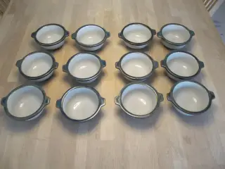  Suppeskåle Bing og Grøndal Stoneware Tema 