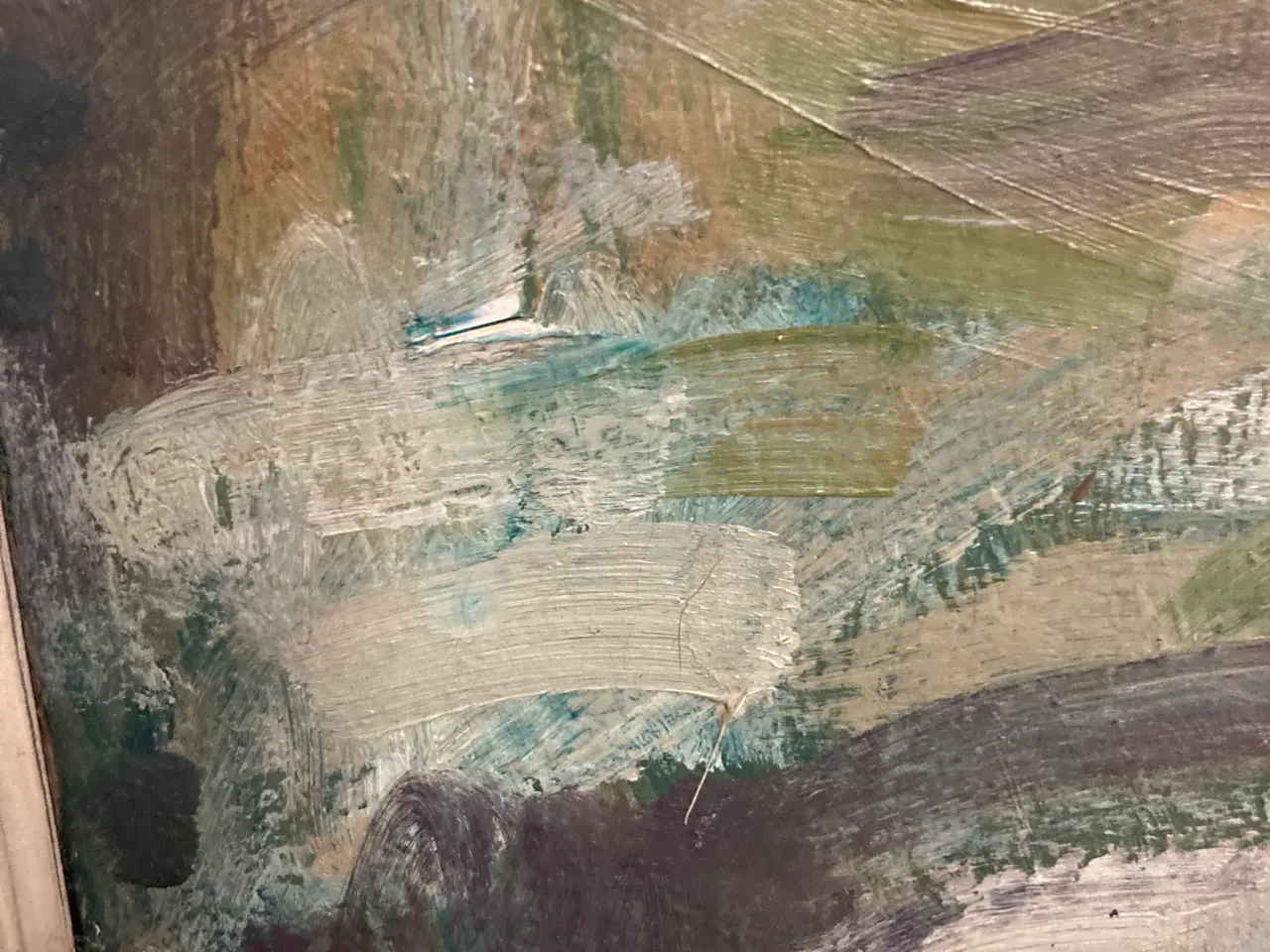 Billede 2 - Olie på lærred Ewald Petersen 118x100