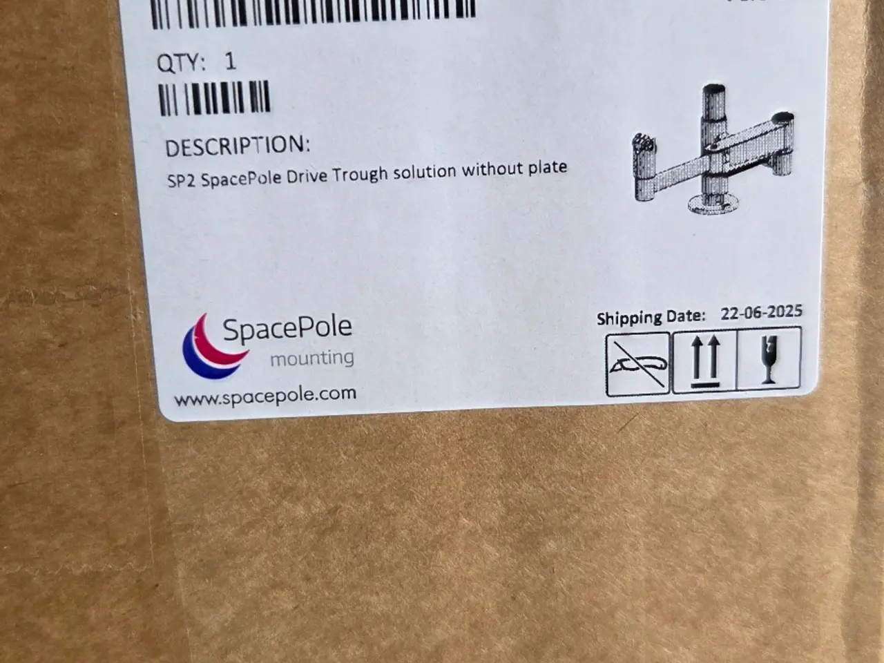 Billede 4 - SpacePole SP2 Drive Through, model EET053-02.