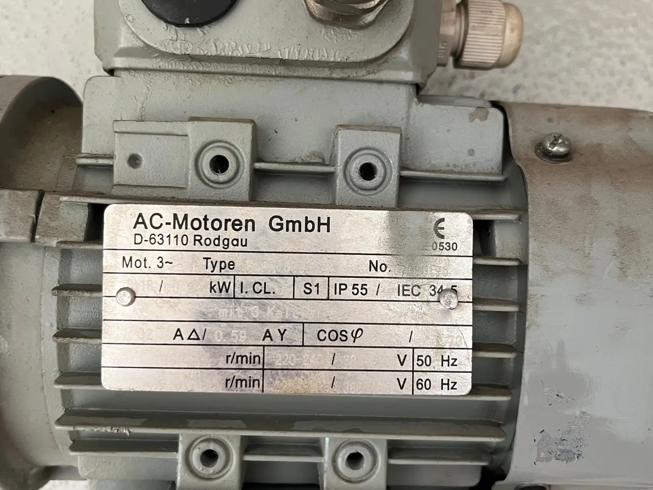 Billede 4 - AC-Motoren GmbH 3-Phase Motor med Scherzinger Pump