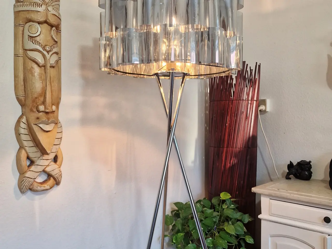 Billede 6 - Gulvlampe med "Space Age" look.