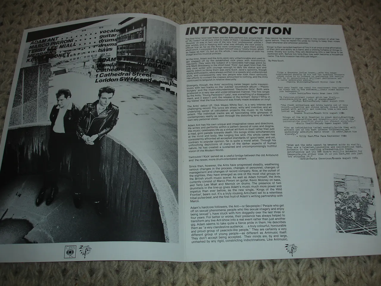 Billede 7 - Adam And The Ants – Kings Of The Wild Frontier