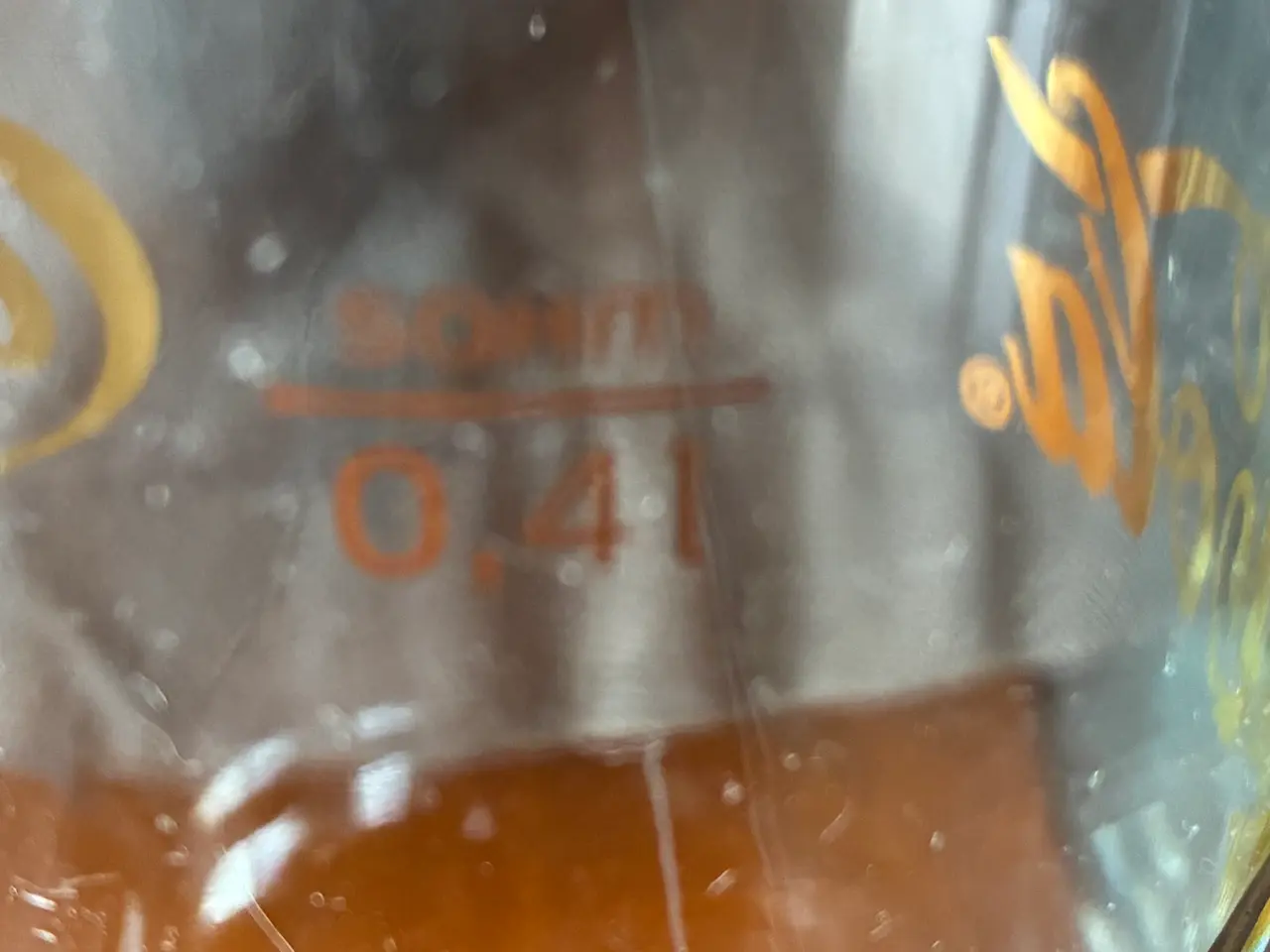 Billede 2 - Coca Cola glas - med guldkant