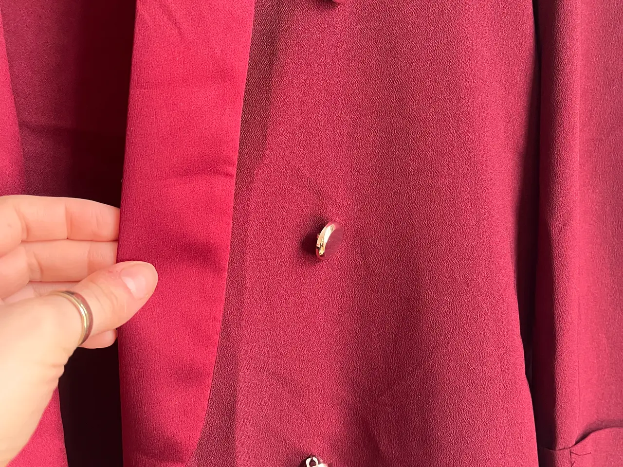 Billede 7 - Bordeauxrød blazer fra Today