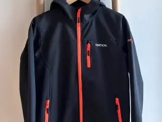 Vertical softshell jakke med hætte, str. 12 år