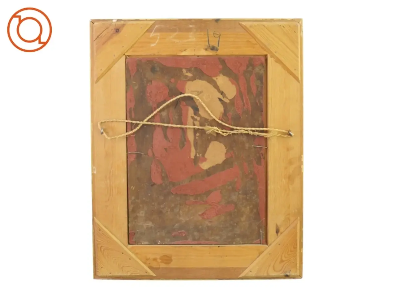 Billede 2 - Maleri med guldramme (str. 46 x 37 x 6 cm)