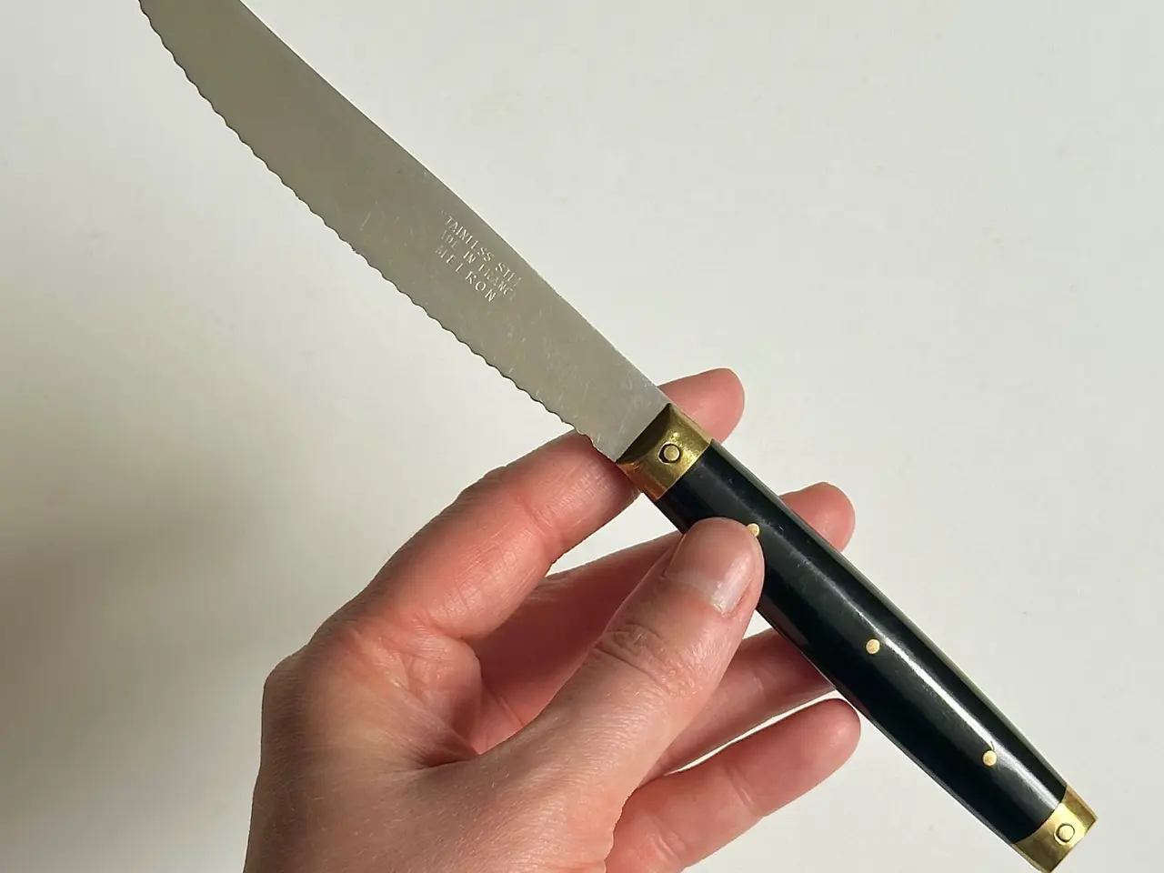 Billede 3 - Melron kniv, sort, pr stk