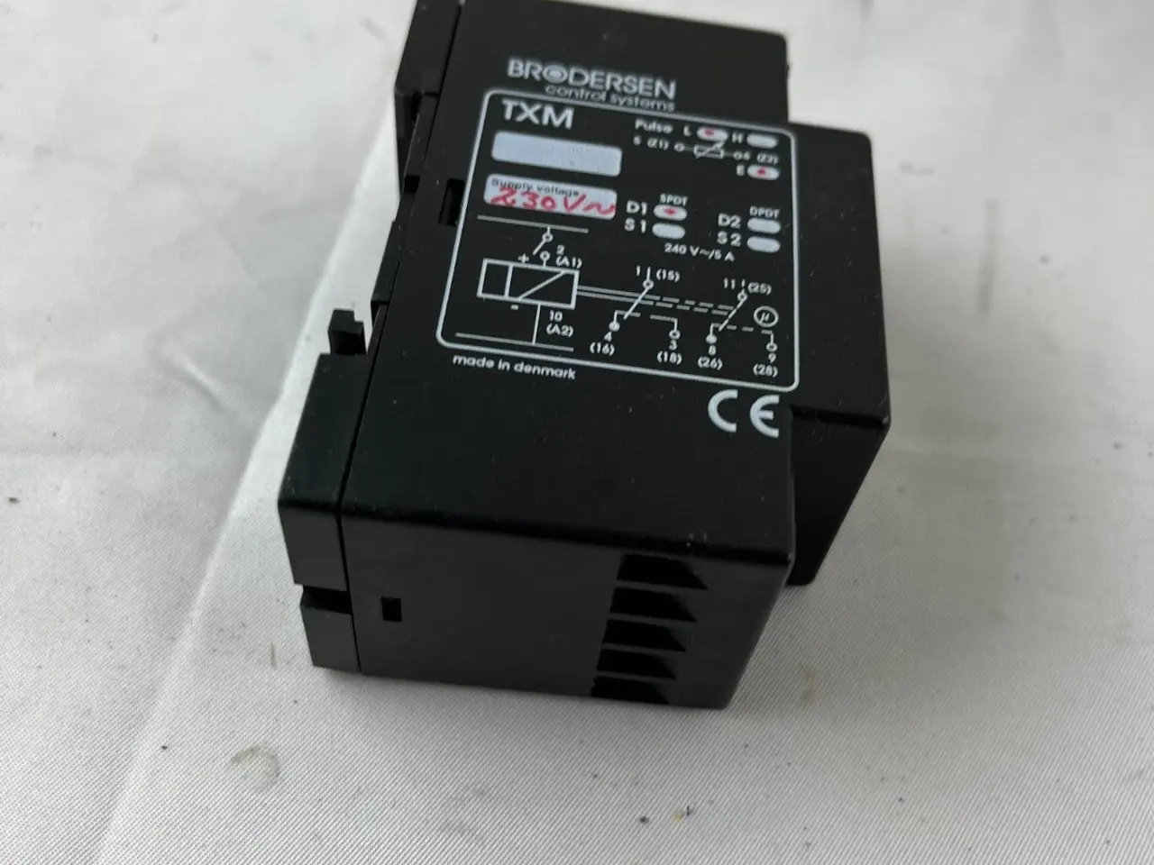 Billede 8 - Brodersen UNIC TXM Timer relæ modul 230V AC DIN