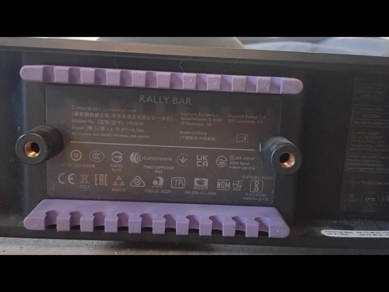 Billede 3 - Logitech Rally Bar, grafit EU