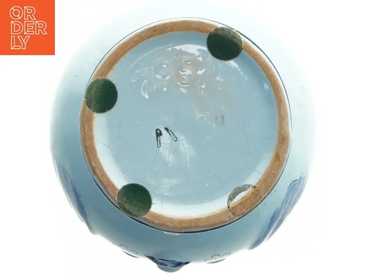 Billede 4 - Keramisk vase med ansigtsmotiv (str. Ø 15x17 cm)