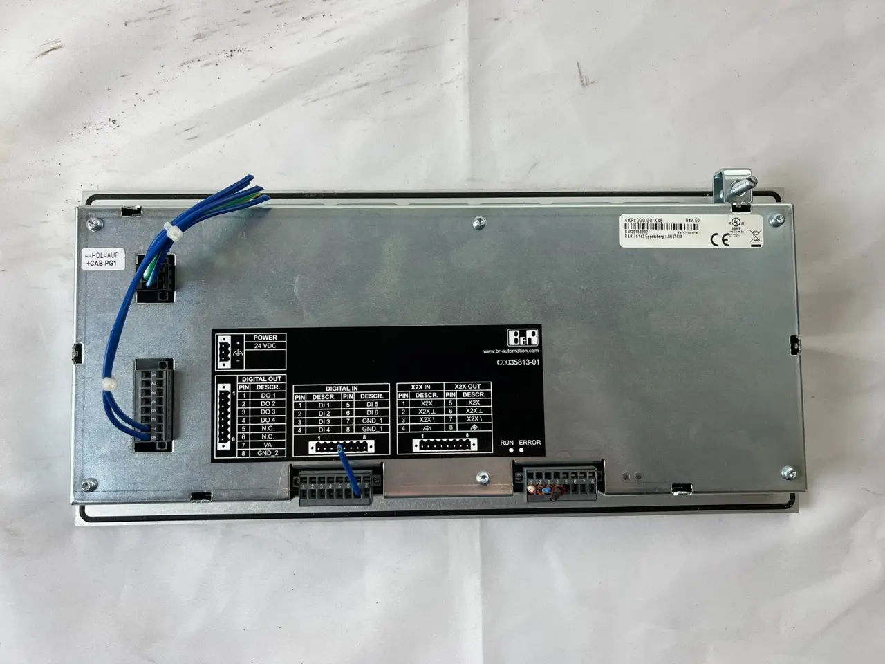 Billede 2 - B&R 4XP0000.00-K46 betjeningspanel Keypad 24VDC