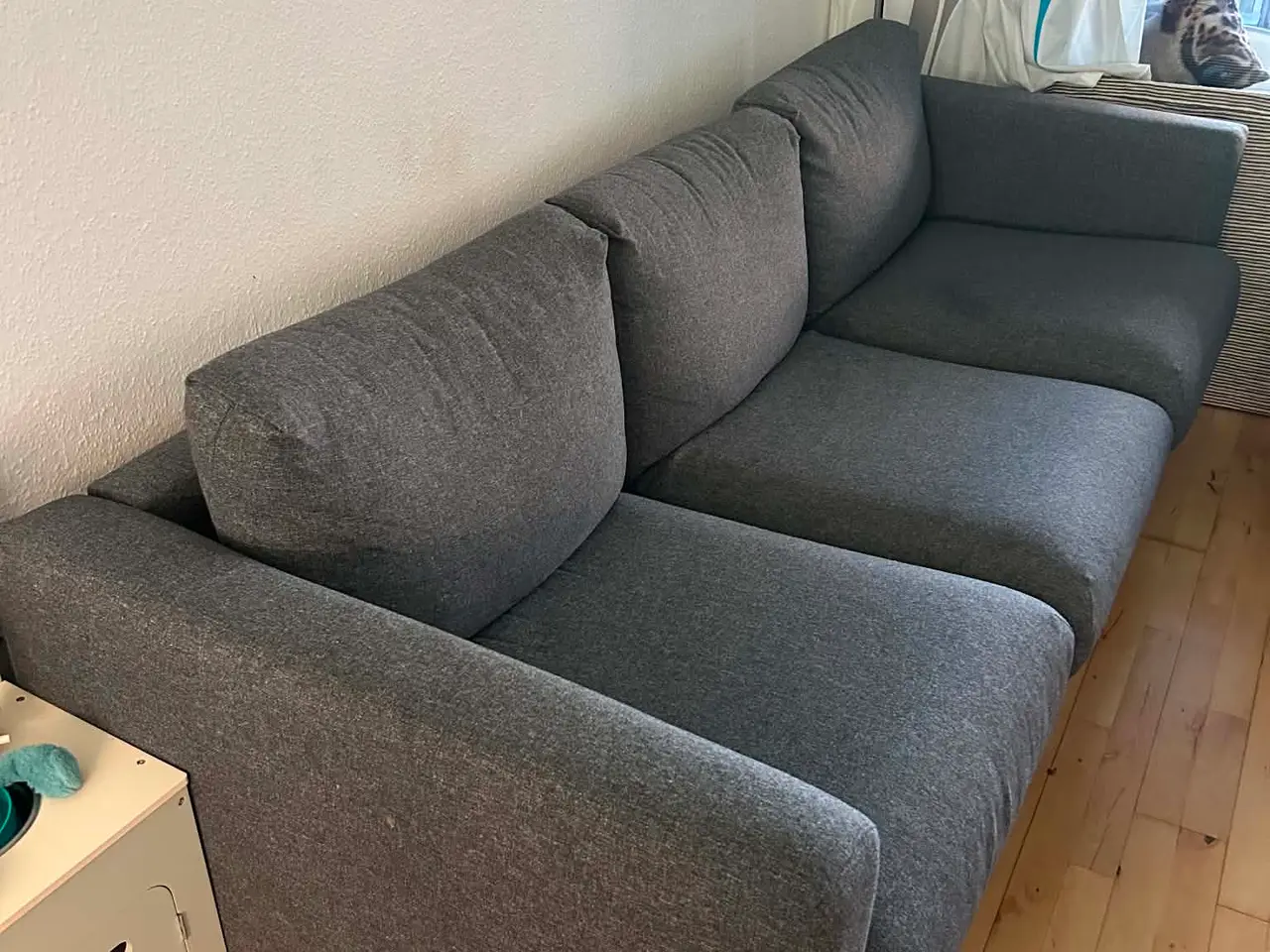 Billede 1 - 3 Per sofa og puf med opbevaring