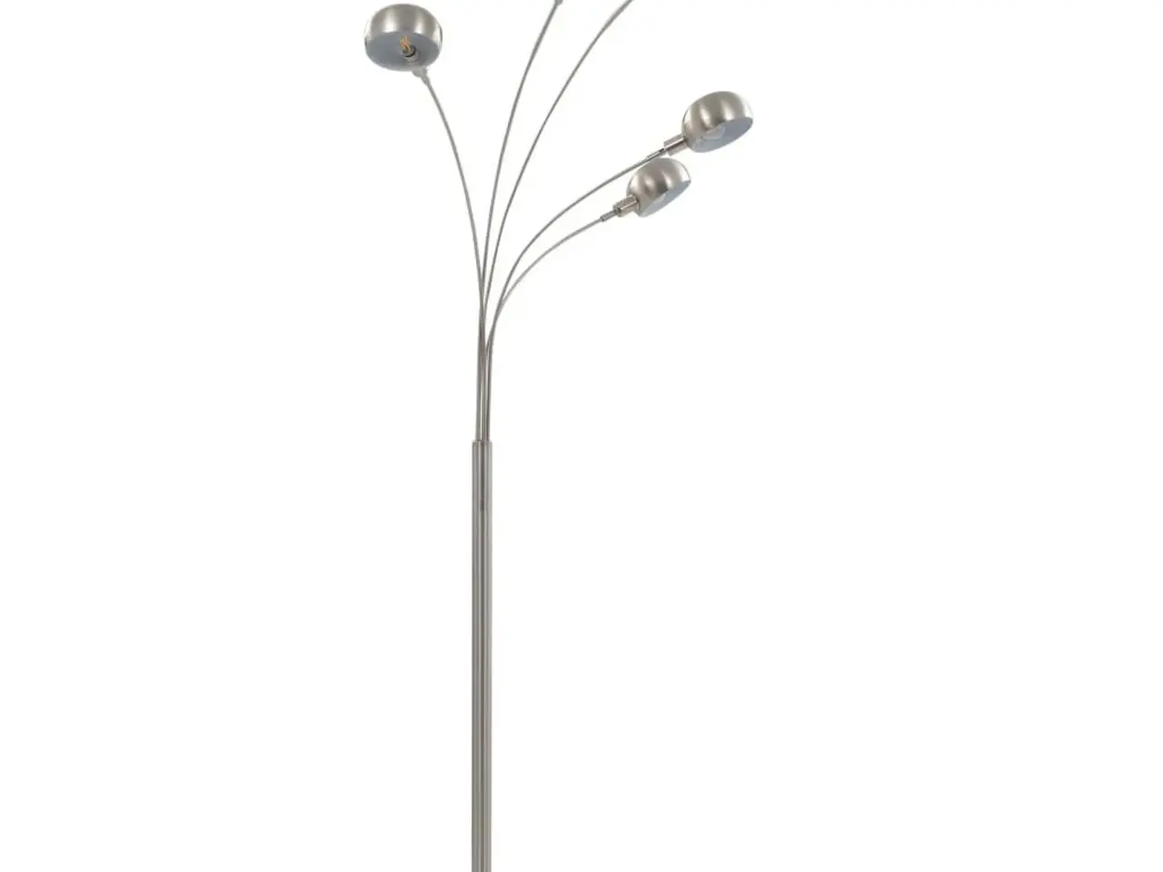 Billede 2 - Standerlampe 200 cm 5 x E14 sølvfarvet