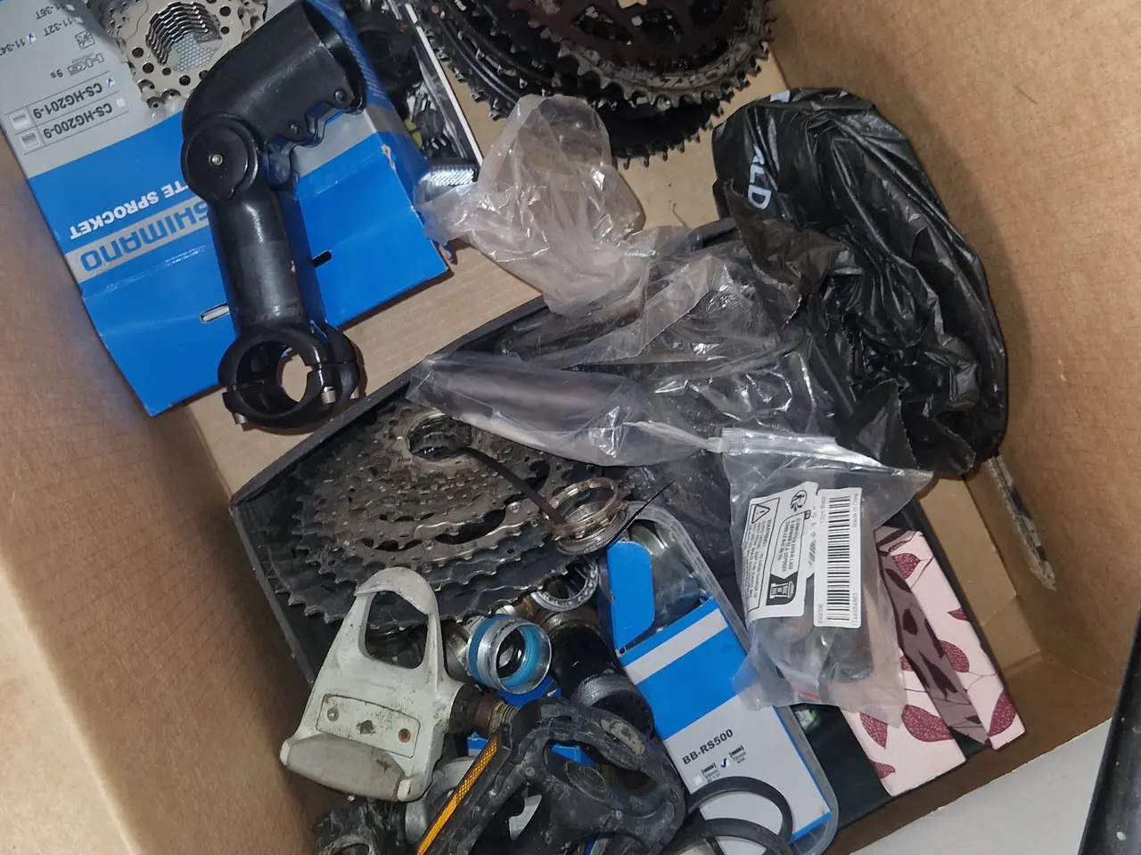 Billede 9 - Cykel parti - hjul dæk gear bremser mm.