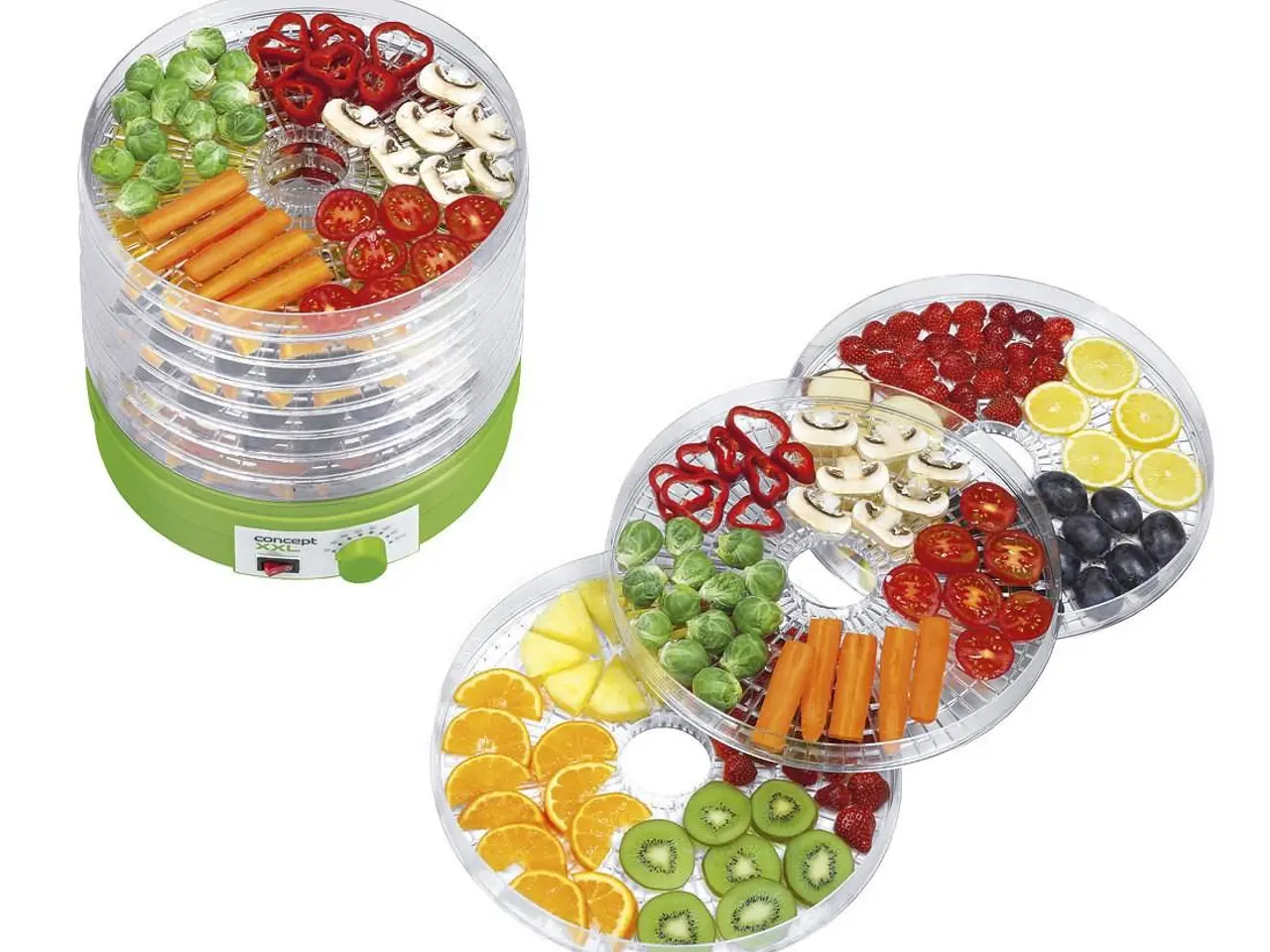 Billede 3 - CONCEPT SO1025 XXL fødevaredehydrator til frugt, svampe og urter