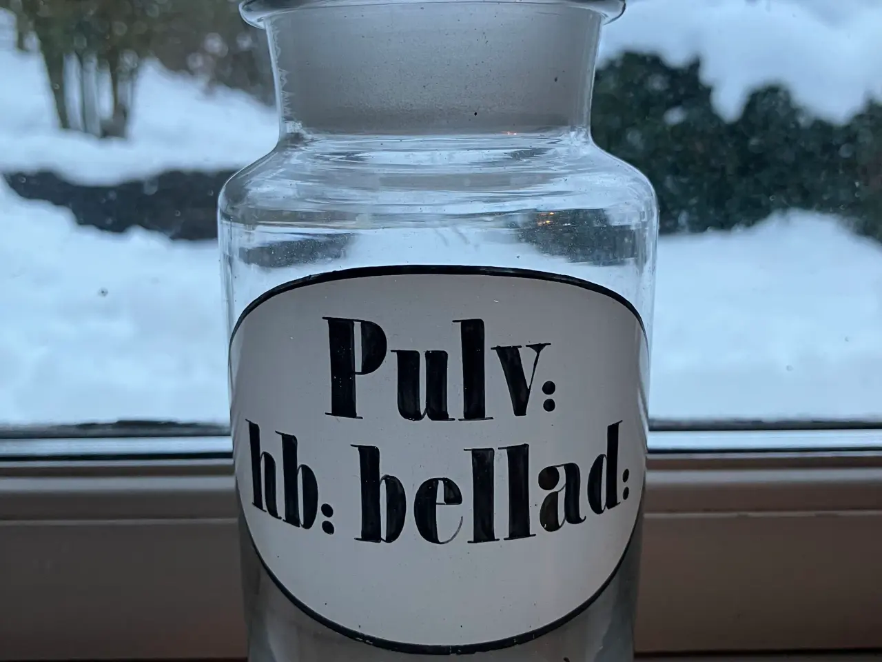 Billede 4 - Apotekerflasker i glas med etiketter
