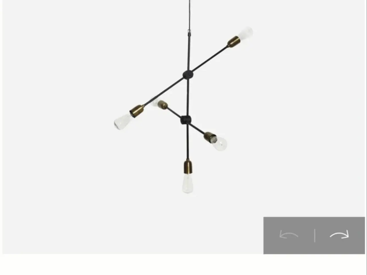 Billede 1 - house doctor lampe molecular messing sort
