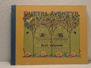 Elsa Beskow:Puttes eventyr i Blåbärskogen.Udg.1972