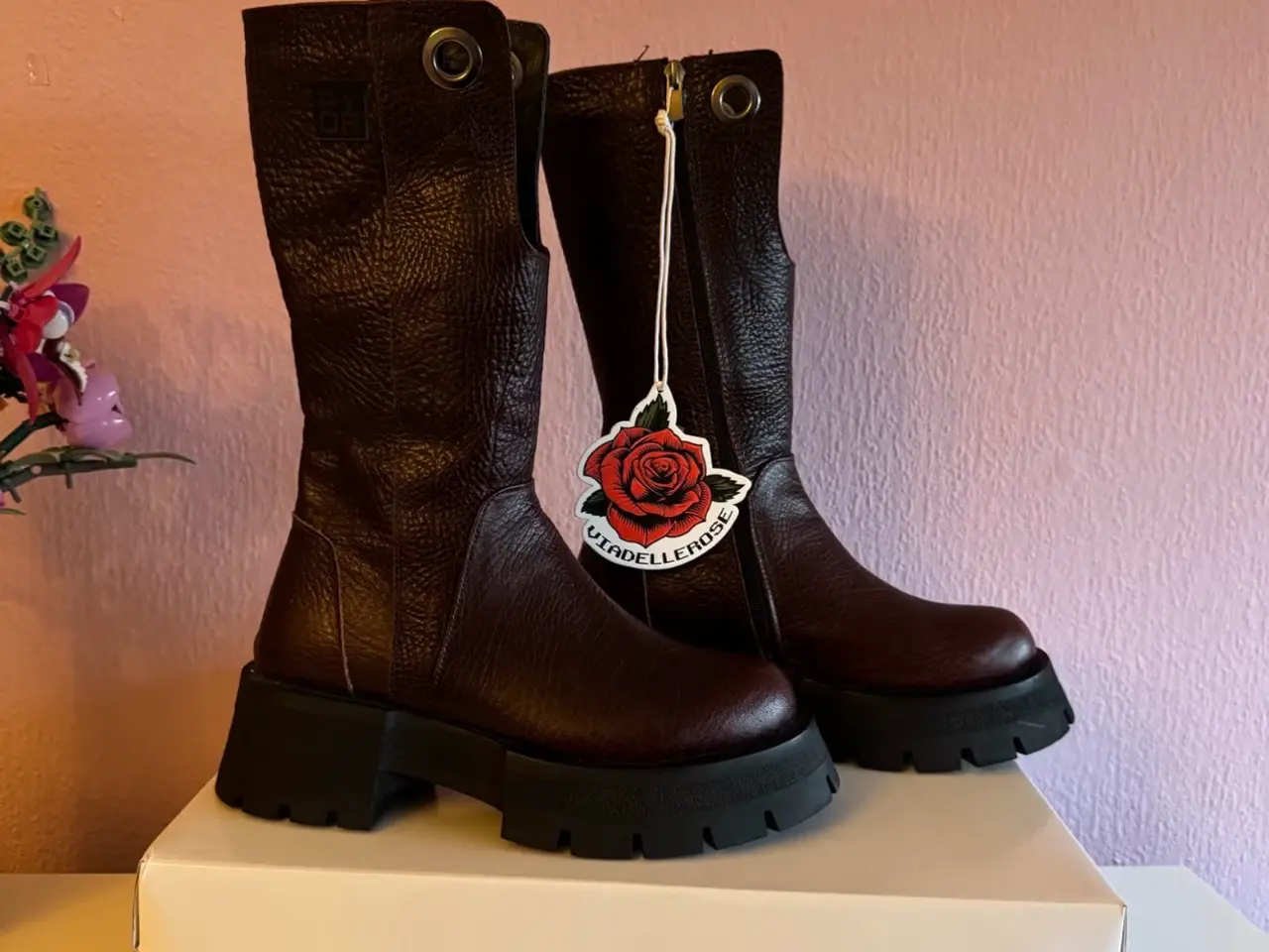 Billede 6 - Ægte læder boots fra Viadellerose #VDR